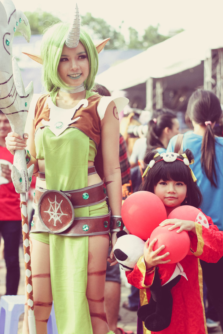 dryad soraka and annie panda by hatechuu-d7d5fam