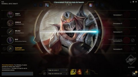 Construire le client : mode draft et parties classées