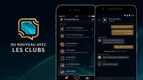 L'appli League Friends, désormais avec les clubs !