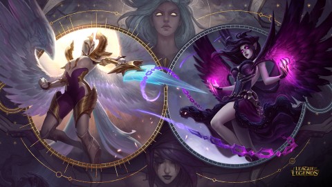 Wallpaper_Kayle_Morgana_Base