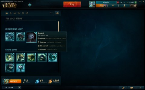 Mise à jour sur le PBE (13/01)