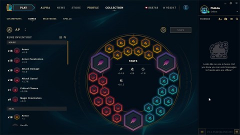 Mise à jour sur le PBE (06/06)