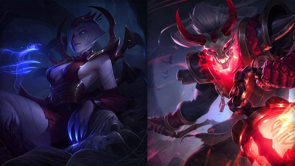 Elise et Thresh aux couleurs de la lune de sang