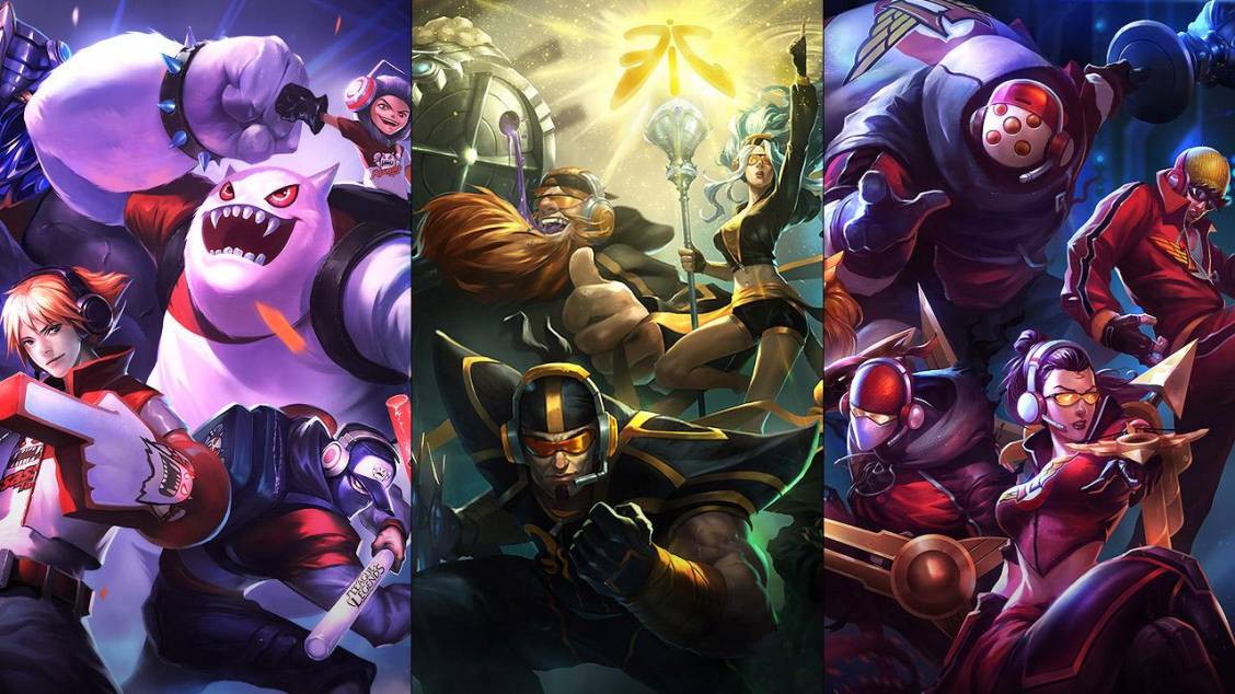 Retour des skins des Fnatic, TPA et SKT T1