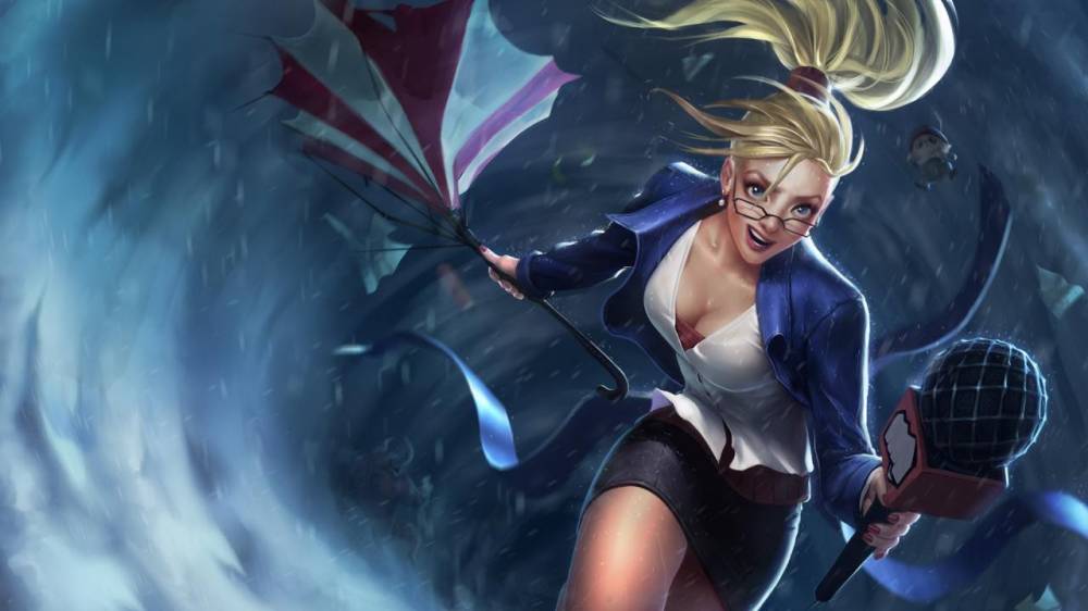 Nouveau skin légendaire : Janna miss météo