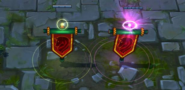 Nouveau skin de ward sur le PBE