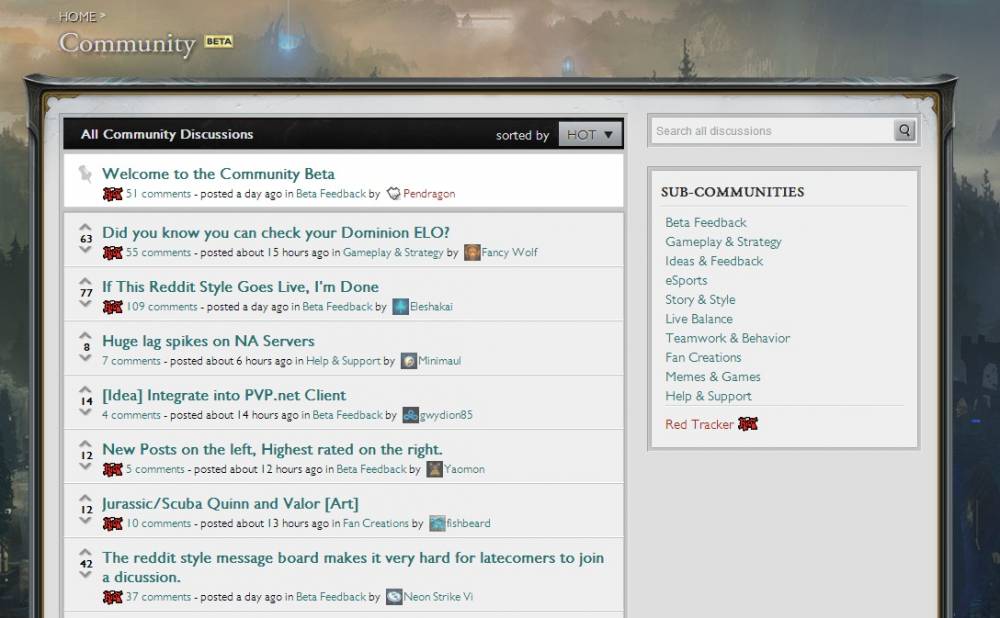 Nouveaux "forums" en test aux US