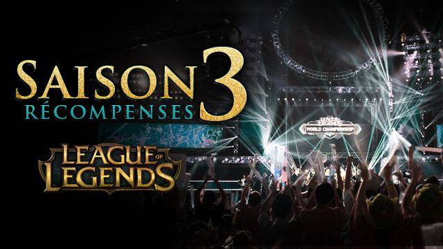 Récompenses de la saison 3