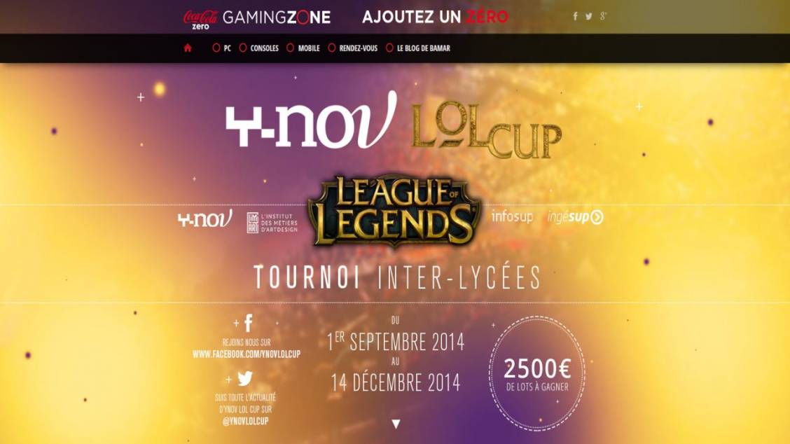 L’Y-nov LoL Cup