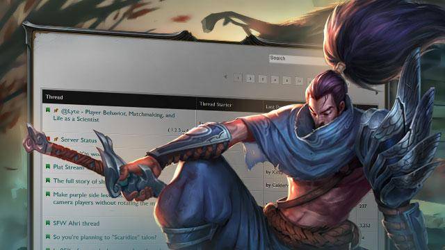 AMA sur Yasuo le mardi 03 décembre