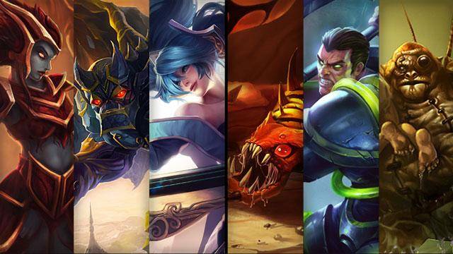 Champions et skins en promo : 08/10 => 11/10