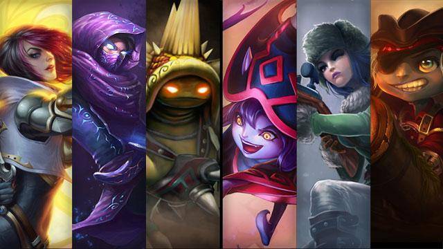 Champions et skins en promo : 18/10 => 21/10