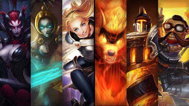 Champions et skins en promo : 10/12 => 13/12